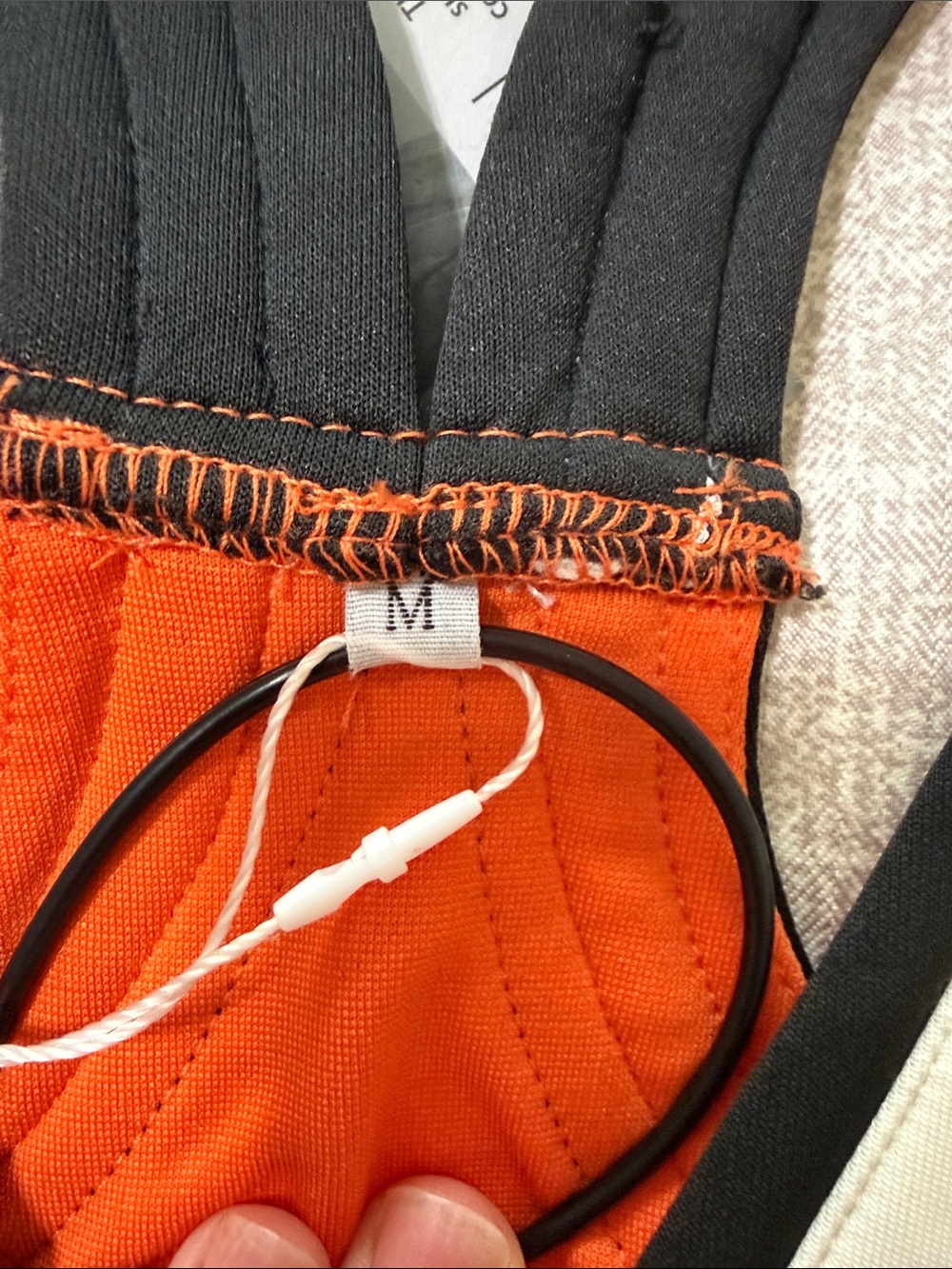 Oyrosy Athletic orange sundress M - Picture 5 of 7